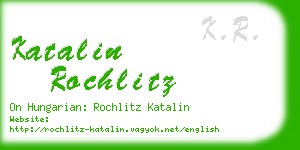 katalin rochlitz business card